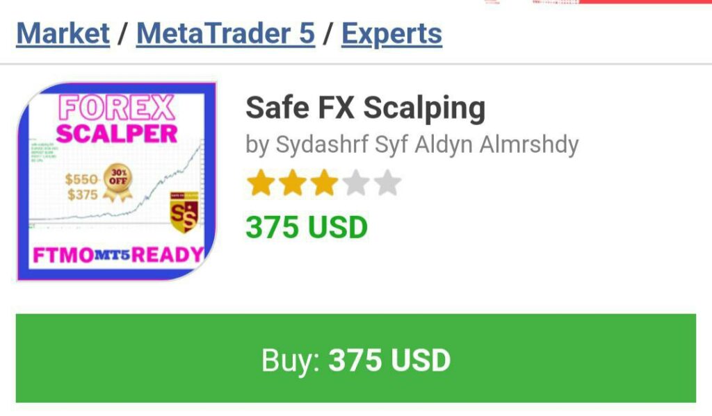 Safe FX Scalping MT5